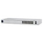 Ubiquiti UniFi USW-16-POE con 16 puertos Gigabit, 8 PoE+ y pantalla táctil
